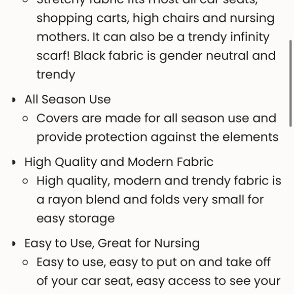 Copper Pearl multi use (2) covers and hat bundle - Picture 5 of 5